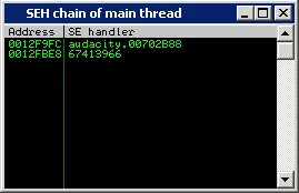 Audacity Structured Exception Handler -Egg-hunt | Metasploit Unleashed
