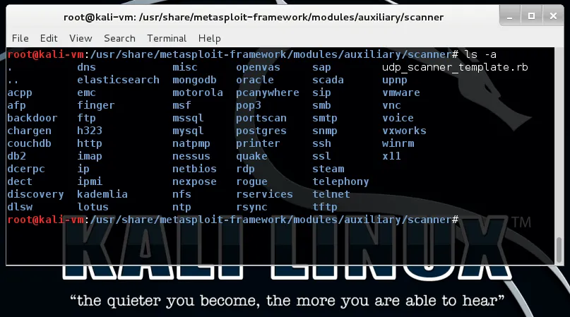 Metasploit Auxiliary Modules - modules/auxiliary/scanner