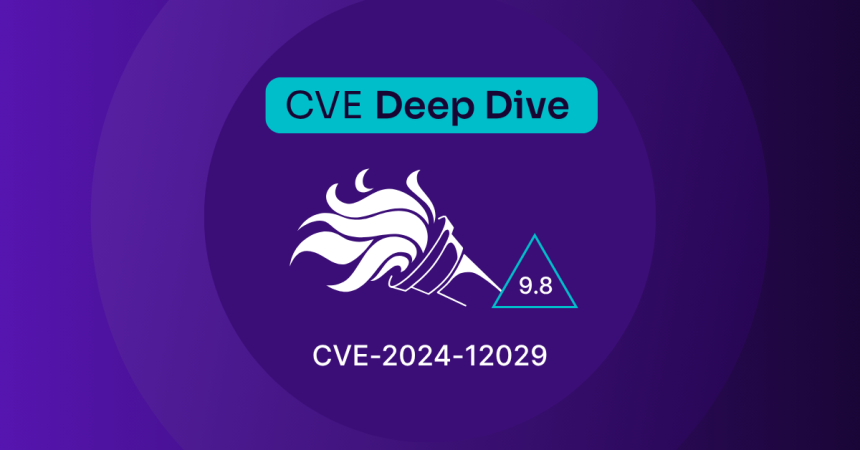 CVE-2024-12029 – InvokeAI Deserialization of Untrusted Data vulnerability