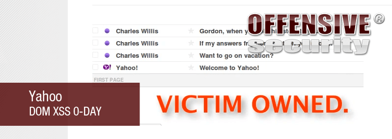 Yahoo DOM XSS 0day – Not fixed yet!