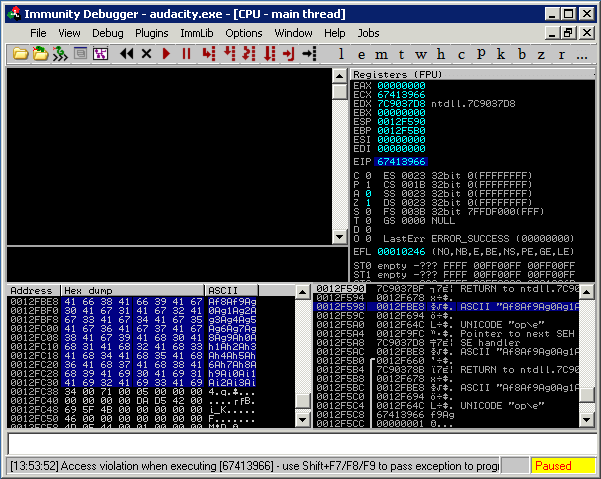 Finding our Shellcode with an Egghunter | Metasploit Unleashed