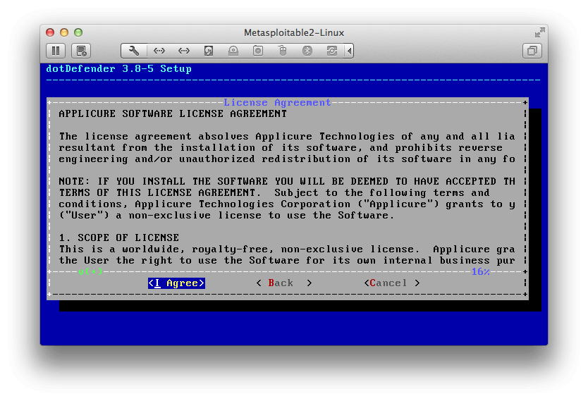 Metasploitable License Agreement | Metasploit Unleashed
