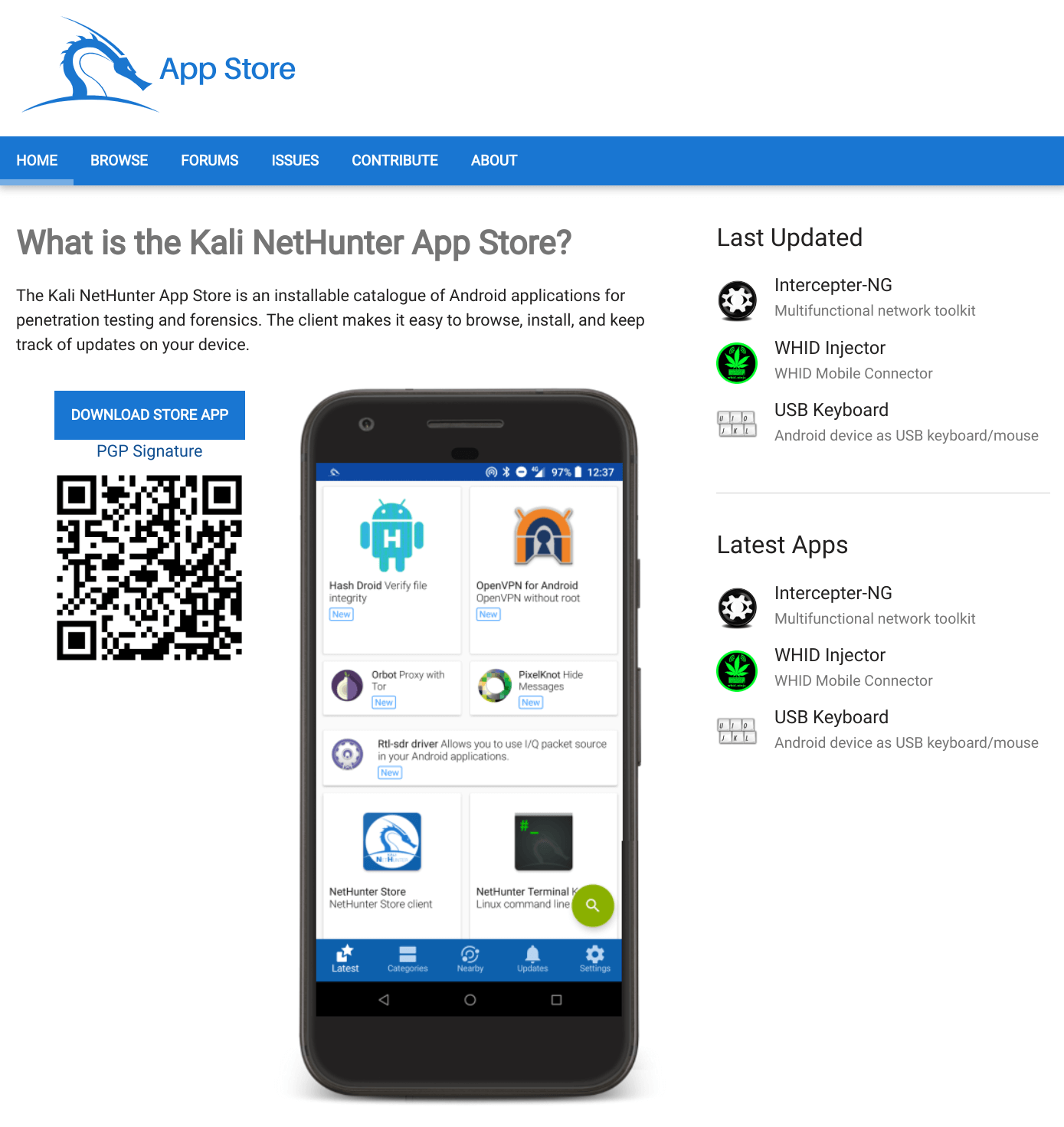Kali NetHunter App Store