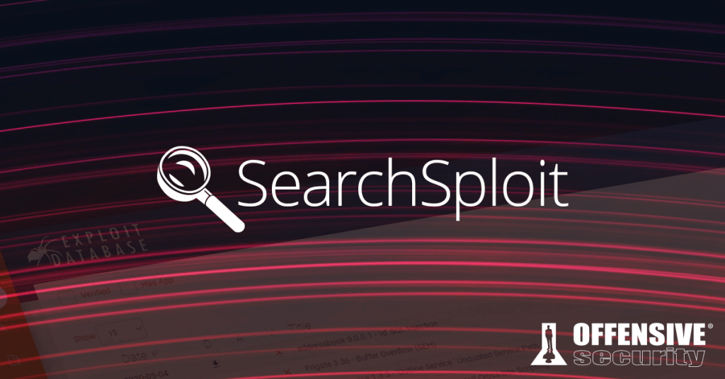 SearchSploit Update