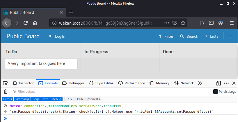 Accessing Source of setPassword