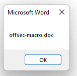 pop-up offesec-macro