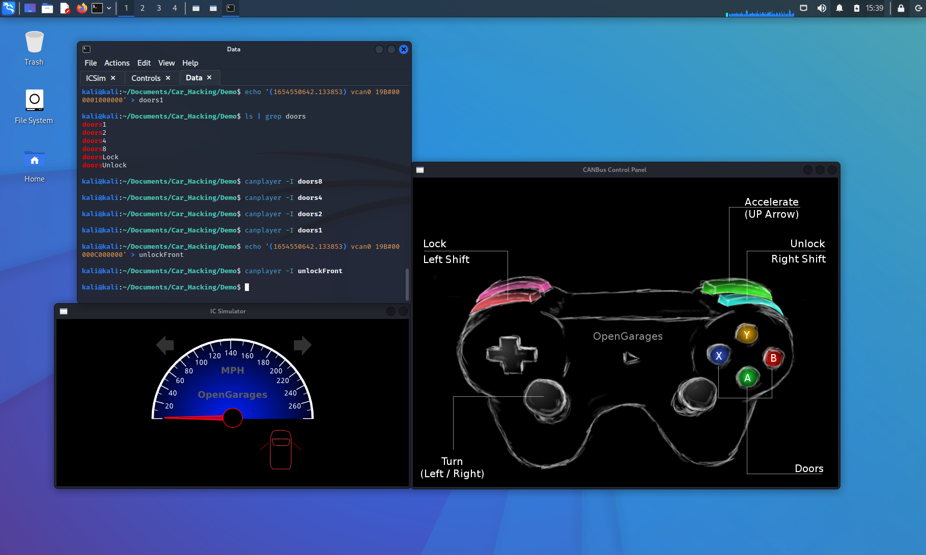 Hacker Simulator - Use compiled exploits of different versions 