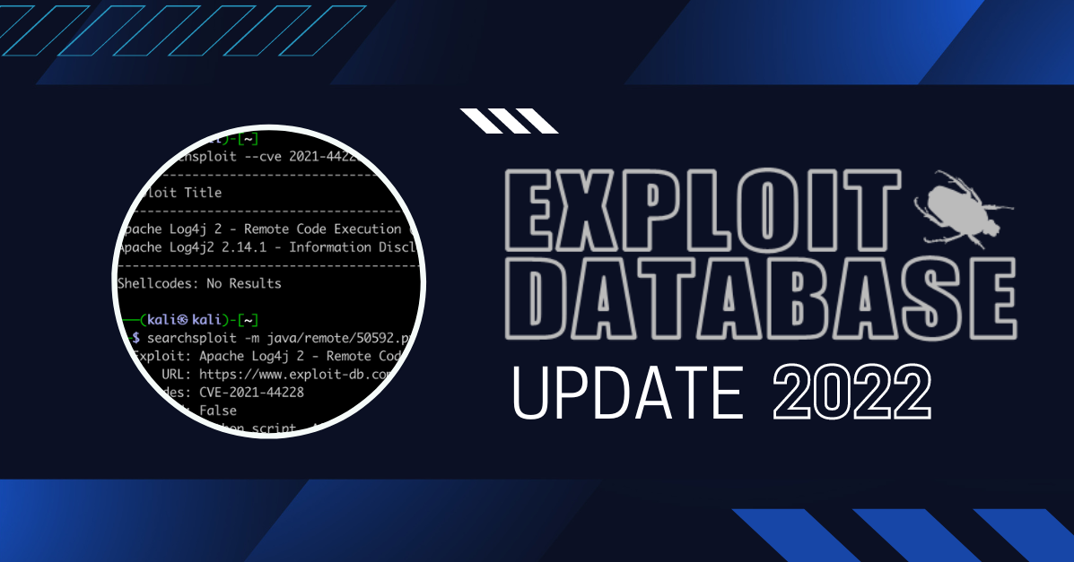 Exploit Database 2022 Update